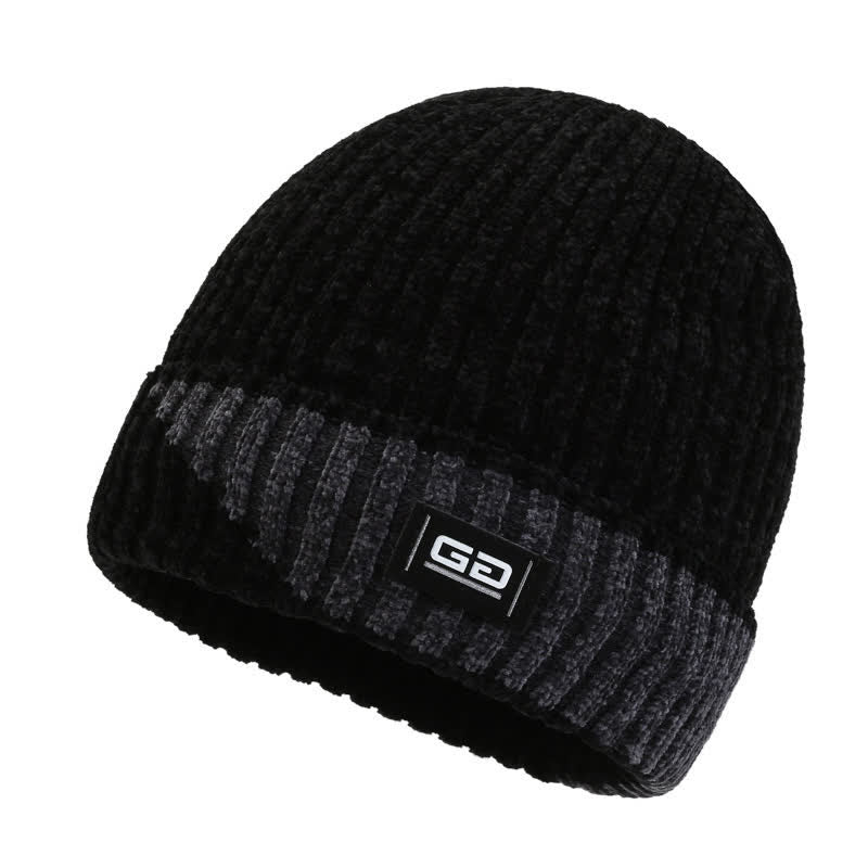 Thick Fleece Winter Breathable Beanie Knitted Hat