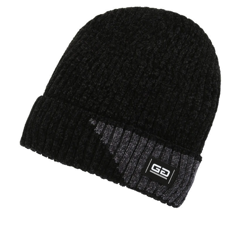 Thick Fleece Winter Breathable Beanie Knitted Hat