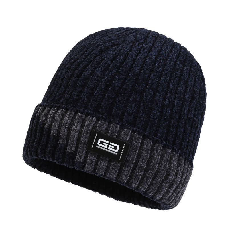 Thick Fleece Winter Breathable Beanie Knitted Hat