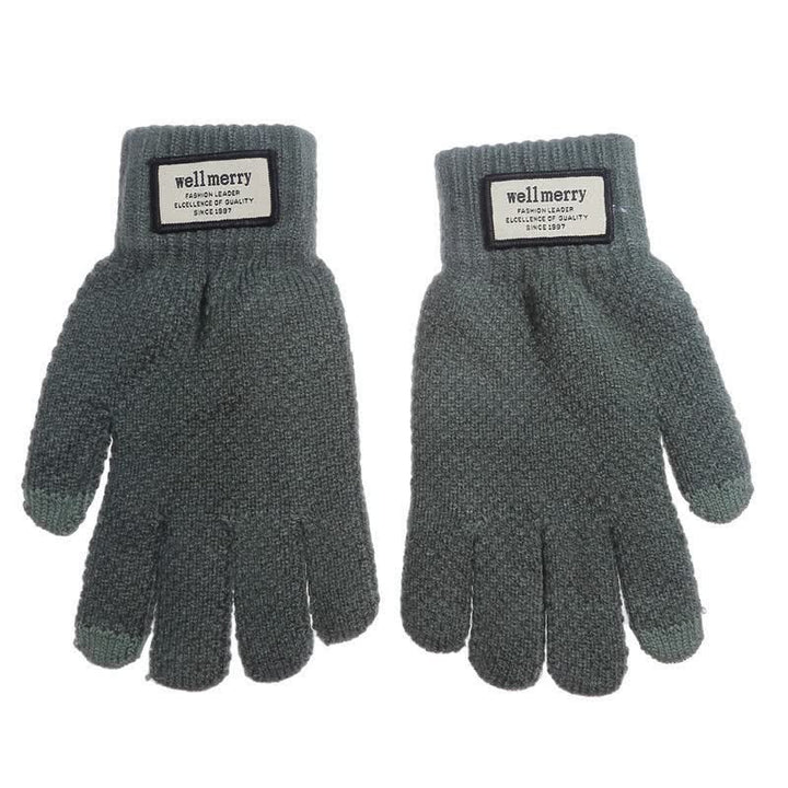 Warm Screentouch Knitting Wool Thickened Gloves