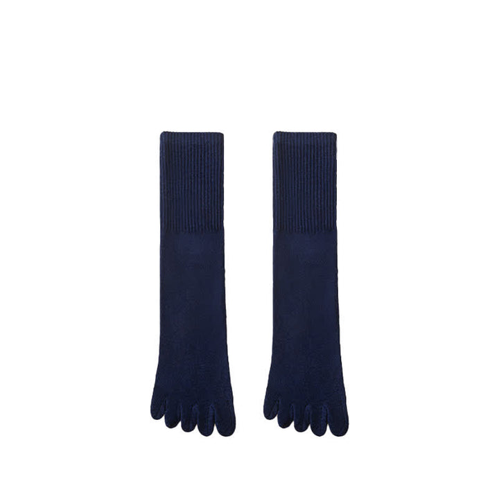 Men's Leisure Split-Toe Wool Blend Athletic Crew Socks
