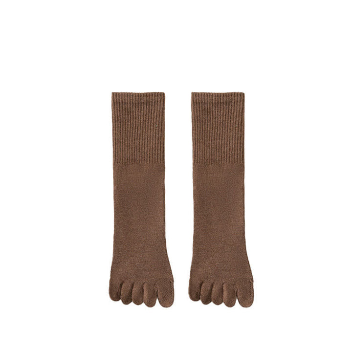 Men's Leisure Split-Toe Wool Athletic Crew Socks