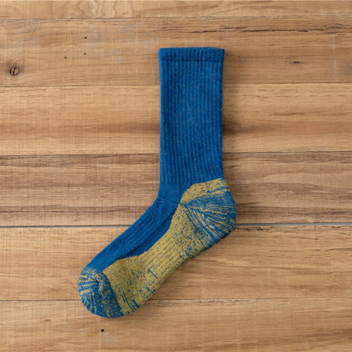 Men's Fancy Abstract Pattern Warm Crew Socks