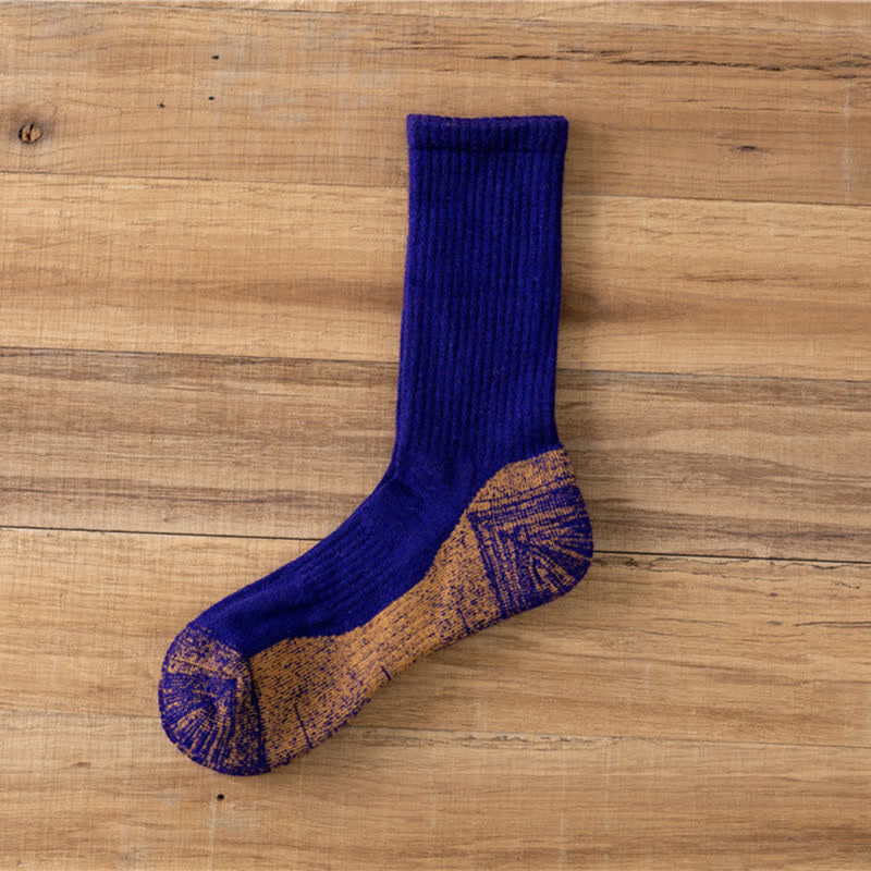 Men's Fancy Abstract Pattern Warm Crew Socks