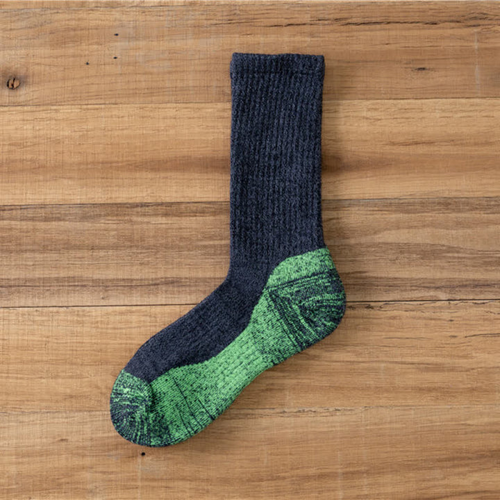 Men's Fancy Abstract Pattern Warm Crew Socks