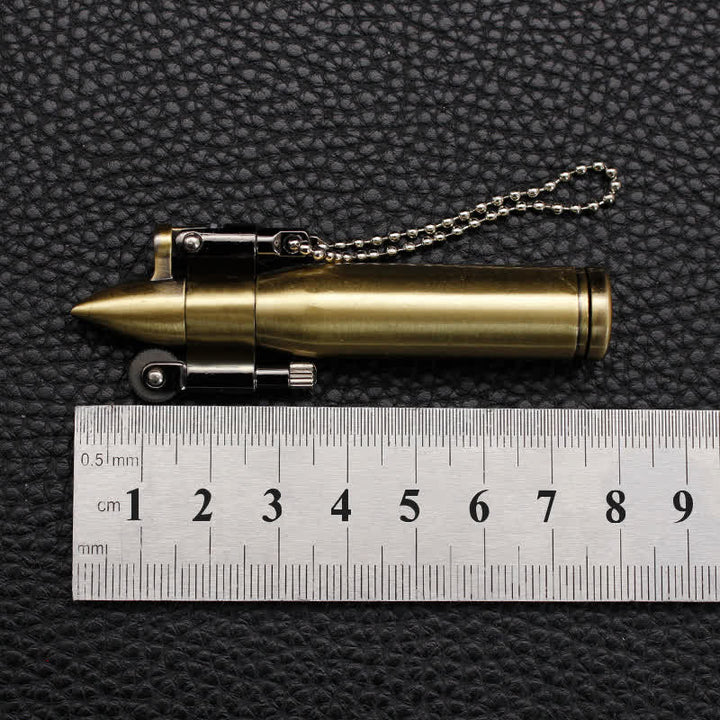 Creative Bullet Portable Keychain Kerosene Lighter