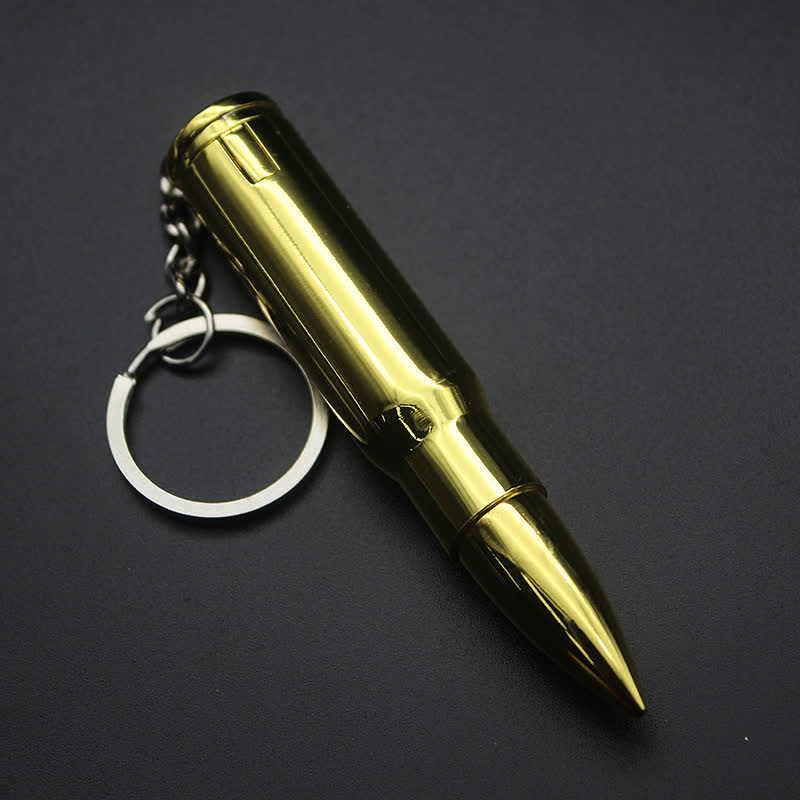 Novelty Gadget Bullet Shape Refillable Butane Lighter