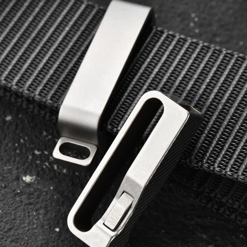 Titanium Quick Release Belt Clip Detachable Keychain