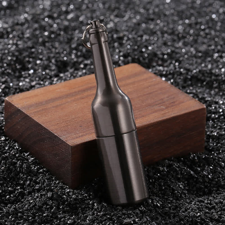 Mini Beer Bottle Shape Refillable Kerosene Lighter