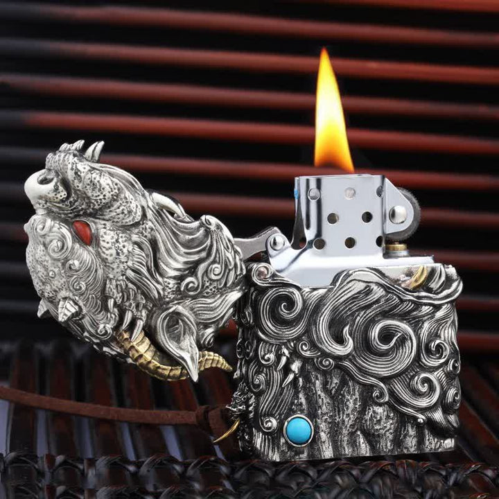 Mythical Dragon Beast Refillable Kerosene Lighter