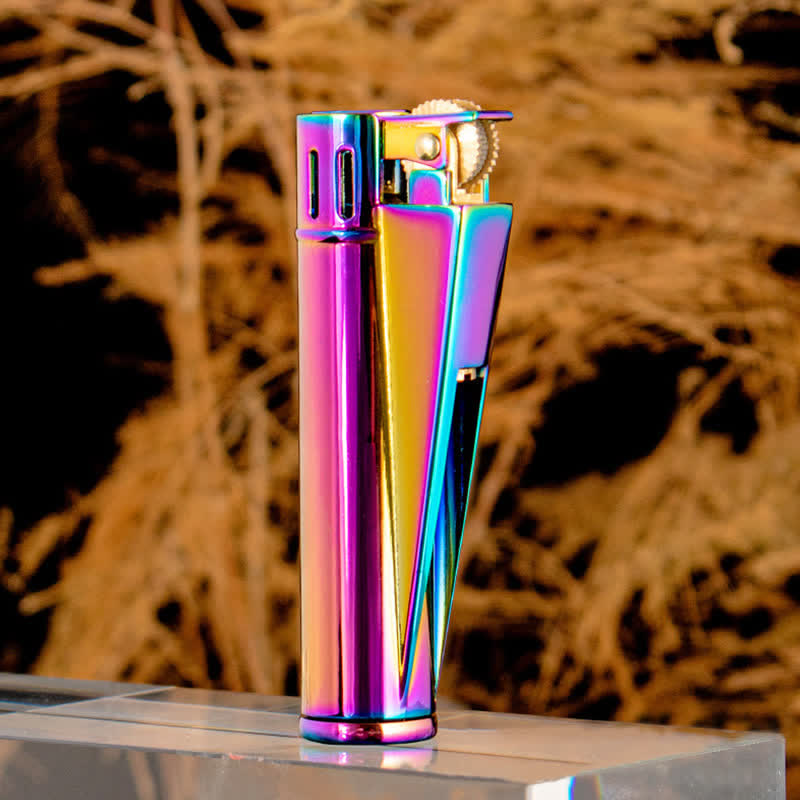 Chic Simple Cylindrical Refillable Kerosene Lighter