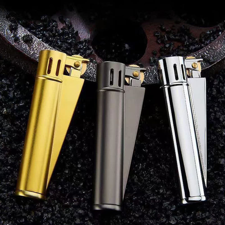 Chic Simple Cylindrical Refillable Kerosene Lighter