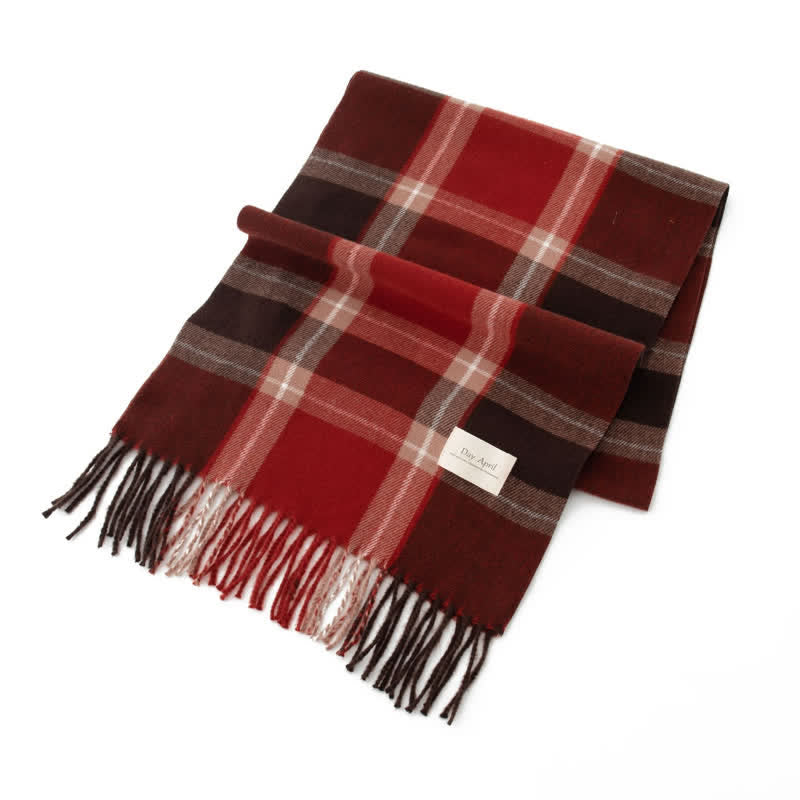 Unisex Timeless Scottish Tartan Plaid Scarf