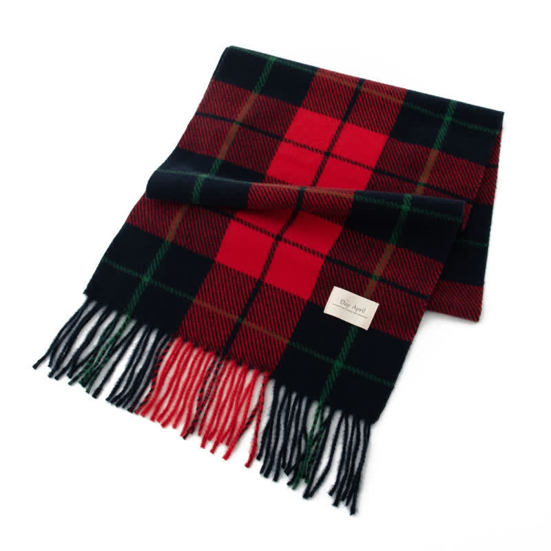 Unisex Timeless Scottish Tartan Plaid Scarf