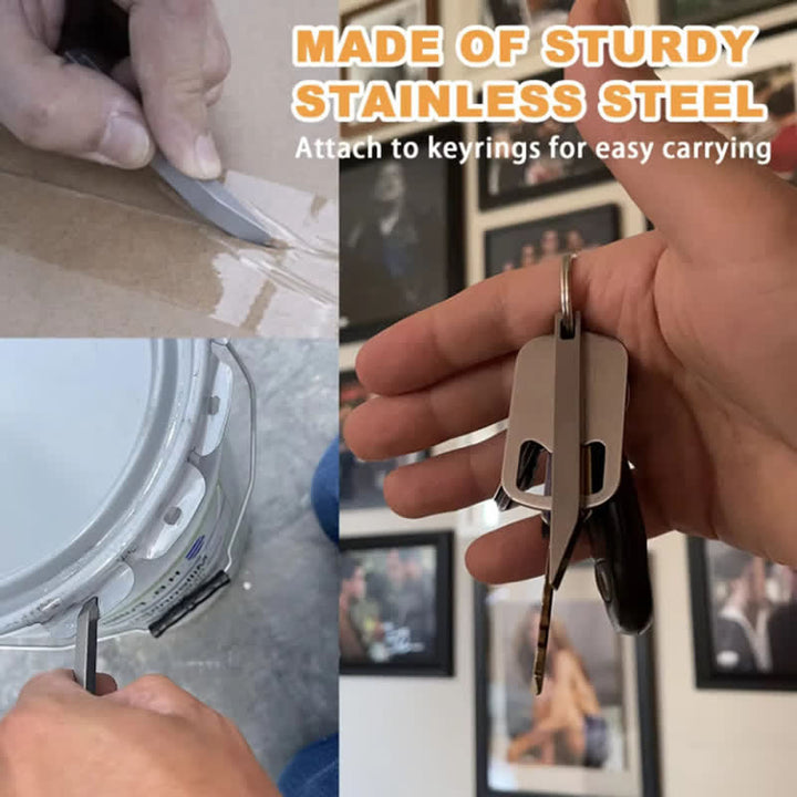 Mini EDC Pry Bar Tool Heavy Duty Keychain - image 2