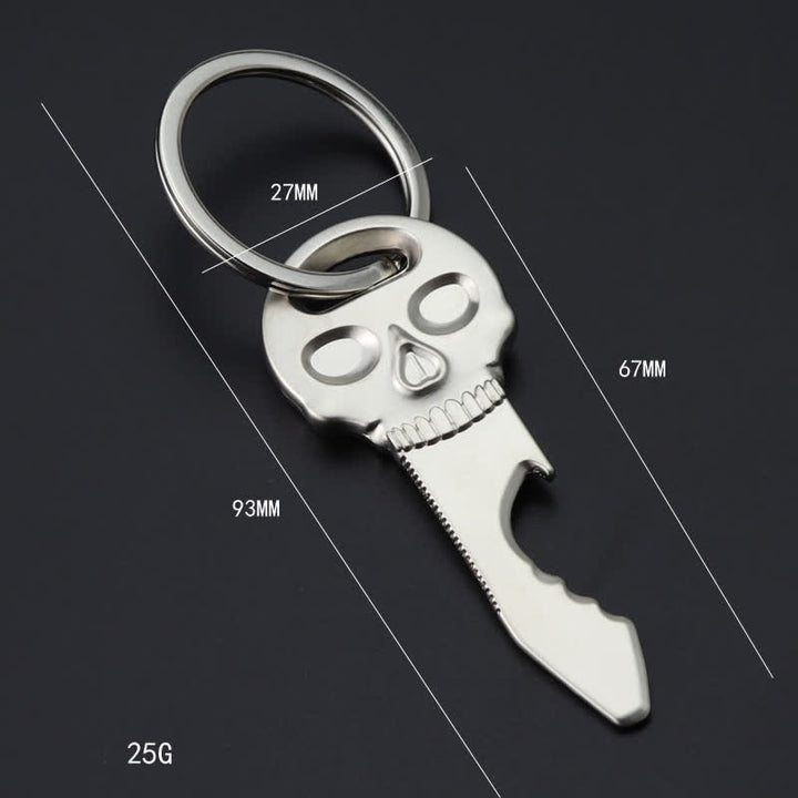 Creative Skull Mask Multi-function Bottle Opener Keychain