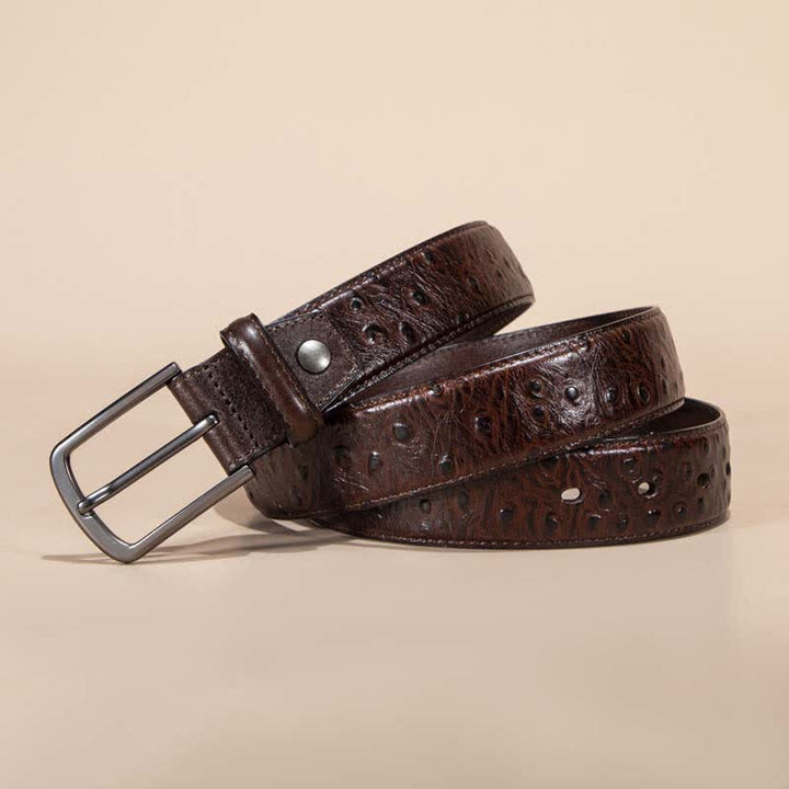 Exotic Crocodile Pattern Alligator Leather Belt