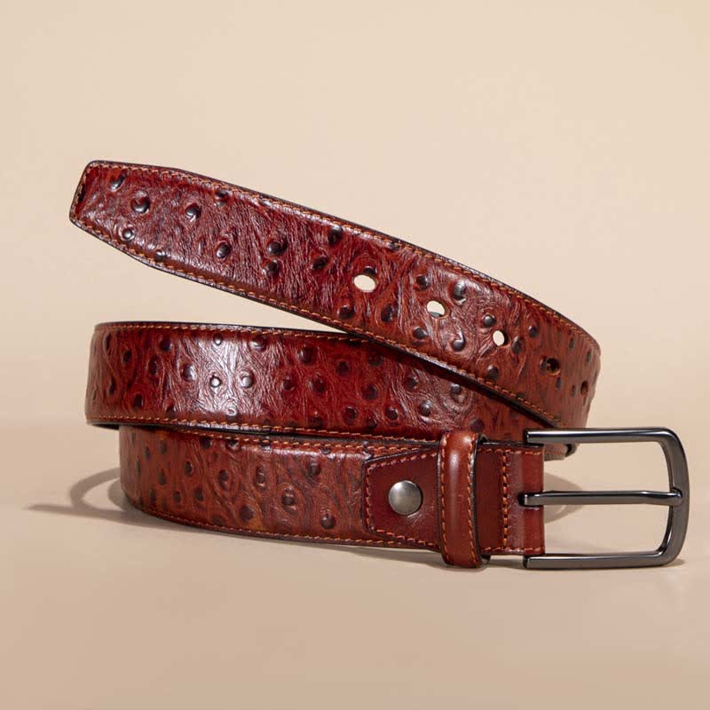 Exotic Crocodile Pattern Alligator Leather Belt