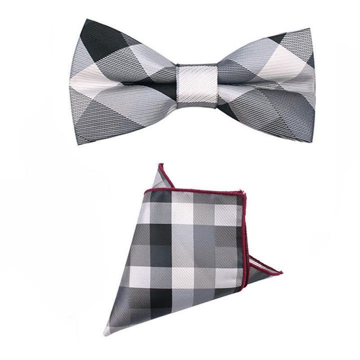 Men's Fashion Casual Modern Checked Narrow Necktie