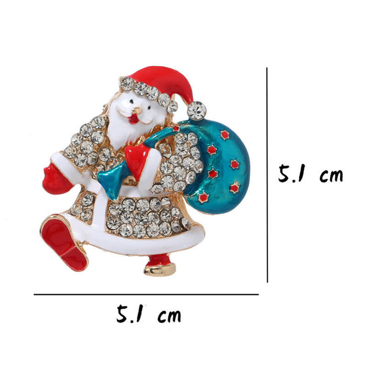 Women's Creative Glazes Christmas Collection Brooch