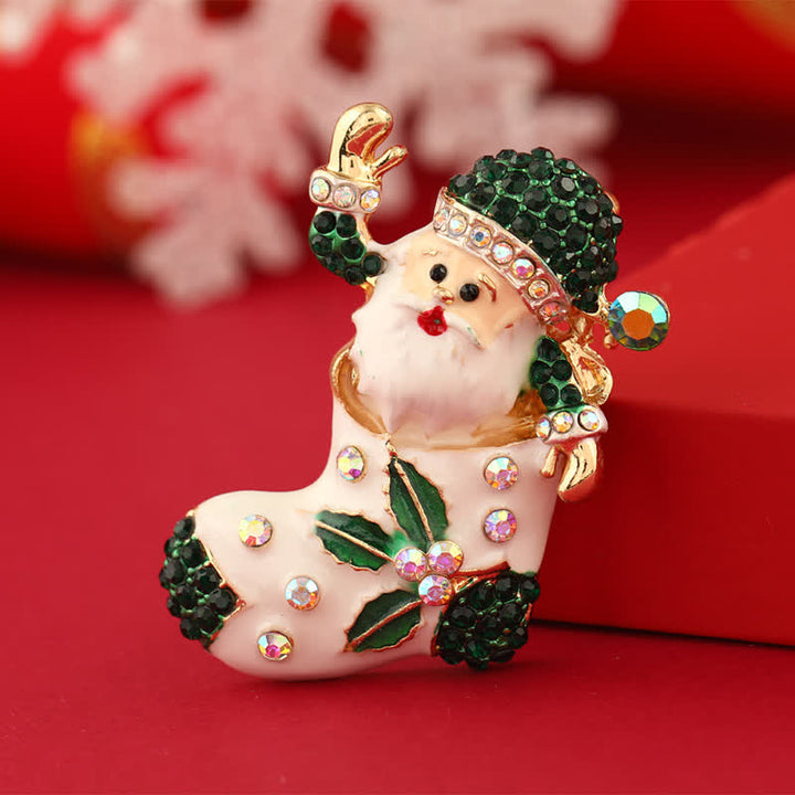 Women's Creative Glazes Christmas Collection Brooch