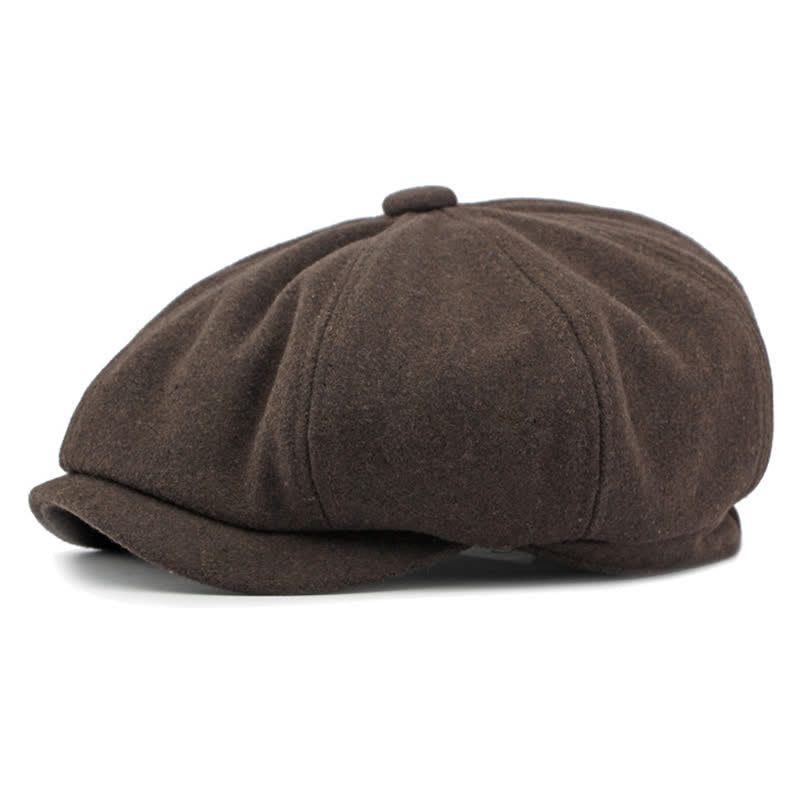 Color Matching Fashion Stitching Newsboy Beret Hat