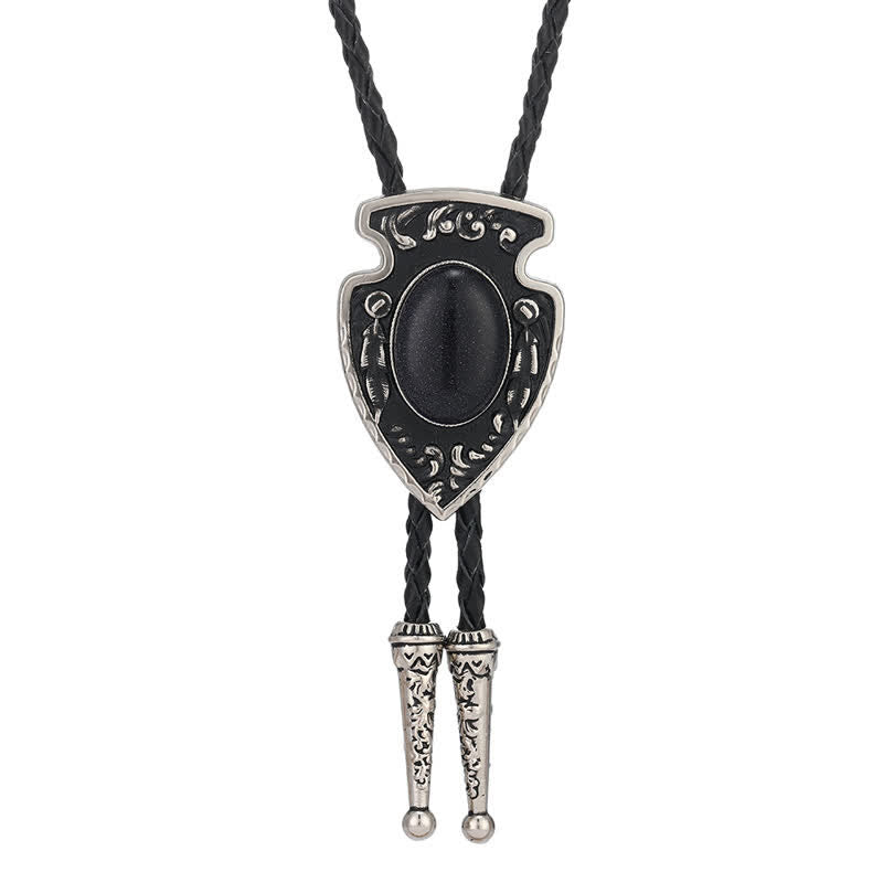 Arrows Tribal Style Artificial Stone Pendant Bolo Tie