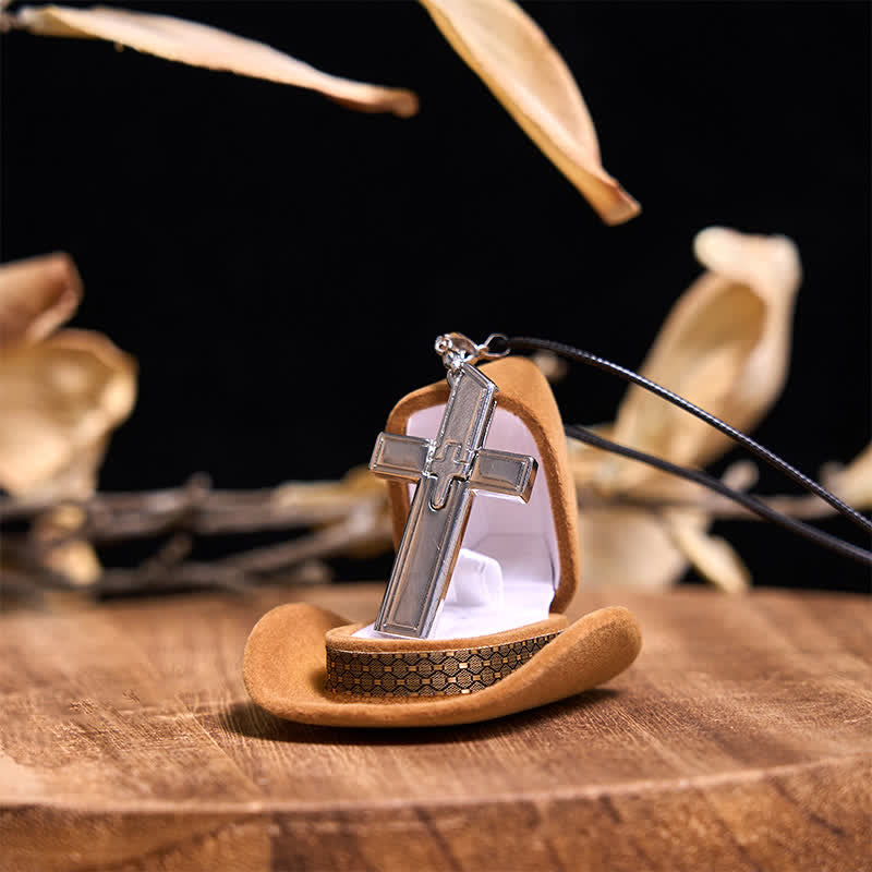 DIY Hidden Knife Belt Buckle Turquoise Bull Pendant Cross Necklace Bundle Set (PRE-SALE) - image 6