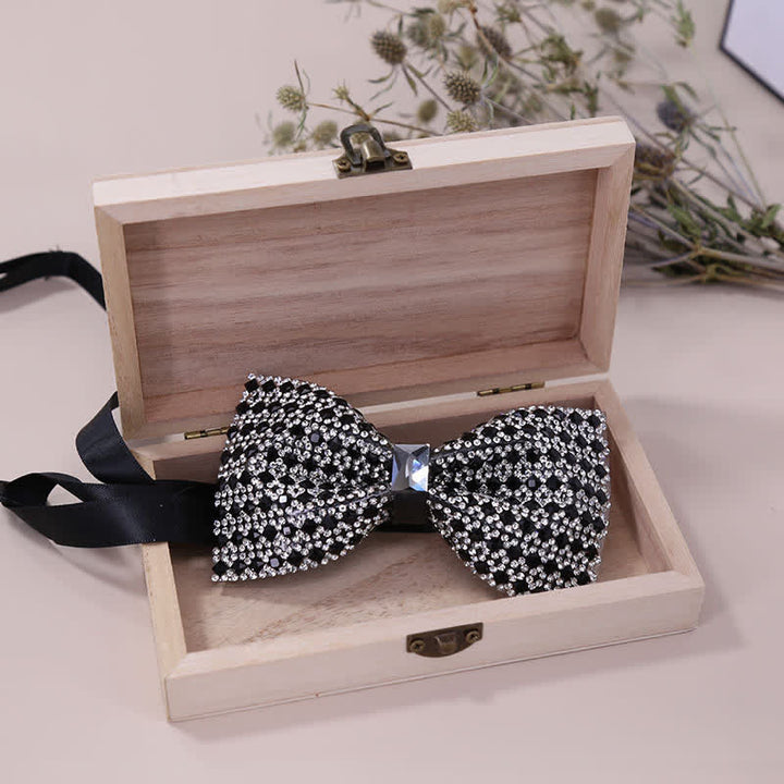 Men's Exquisite Crystal Rhinestone Bow Tie