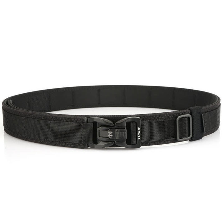 Men's Thickened Double-Locked Quick Release Buckle Tactical Belt