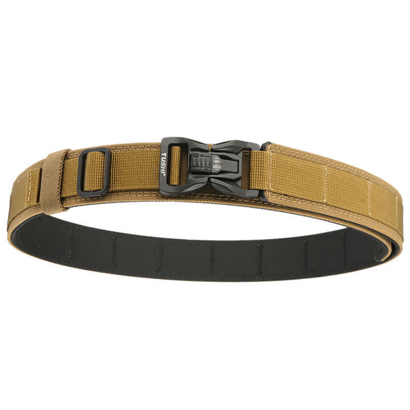 Men's Thickened Double-Locked Quick Release Buckle Tactical Belt