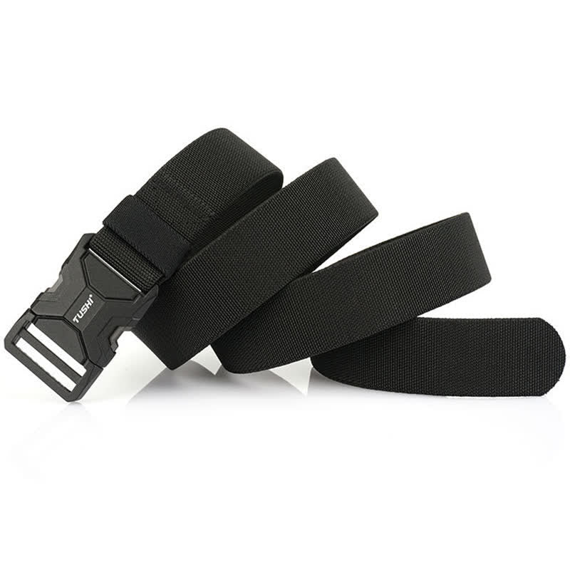 Men's Simple Quick Release Buckle Elastic Tactical Belt