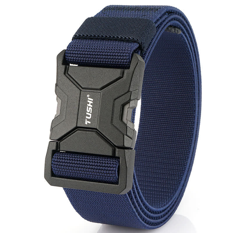 Men's Simple Quick Release Buckle Elastic Tactical Belt