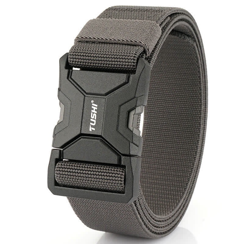 Men's Simple Quick Release Buckle Elastic Tactical Belt