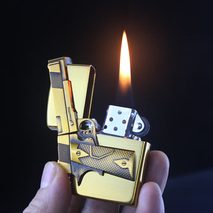 Fnacy Novelty Pistol Creative Kerosene Lighter