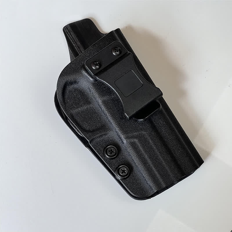 Hard Black Holster Belt Bag with Belt Clip