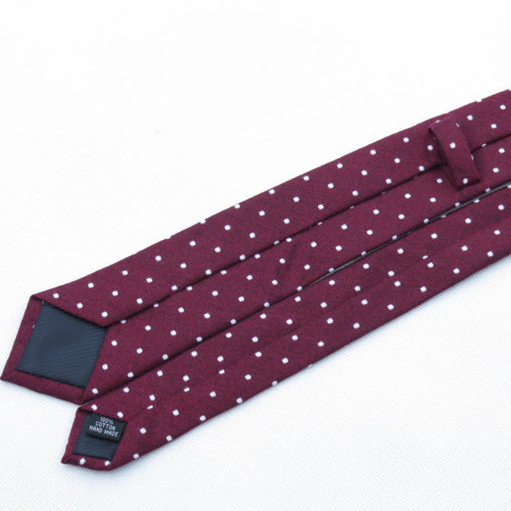 3Pcs Men's Polka Dots Stylish Bow Tie Necktie Set - image 8