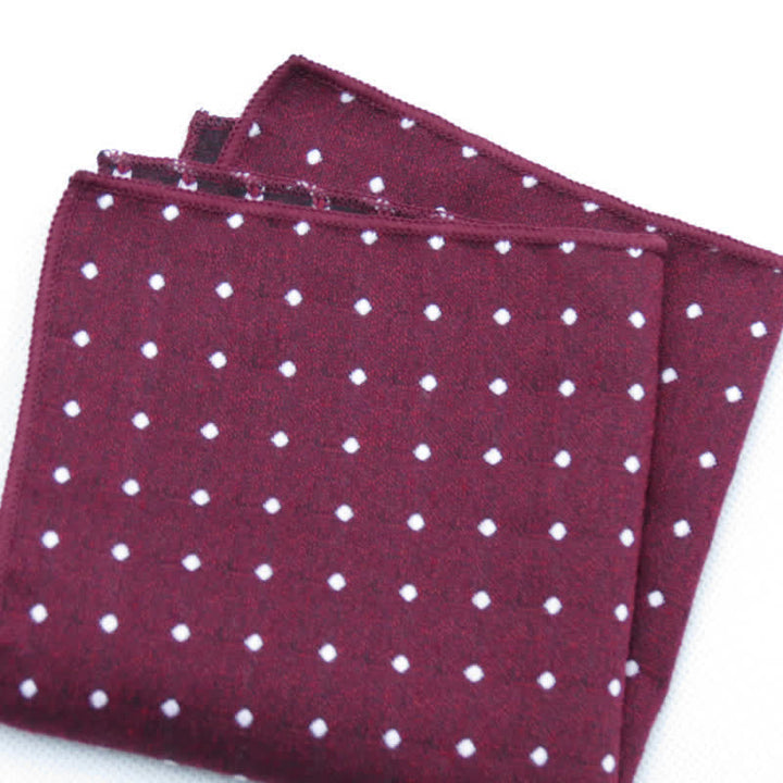 3Pcs Men's Polka Dots Stylish Bow Tie Necktie Set - image 10