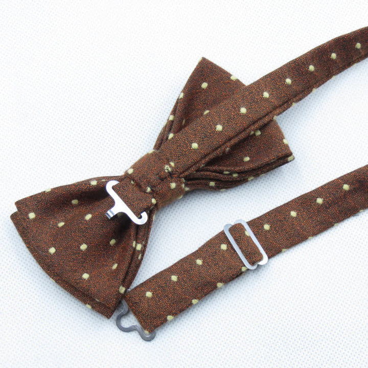 3Pcs Men's Polka Dots Stylish Bow Tie Necktie Set - image 26