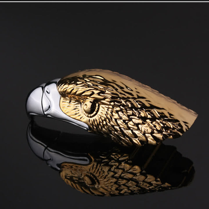 Creative Eagle Head Shaped Refillable Butane Lighter