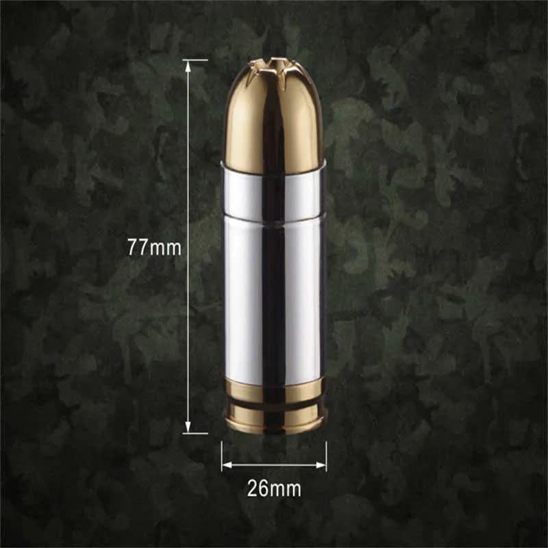 Novelty Bullet Shaped Bottle Opener Refillable Butane Lighter