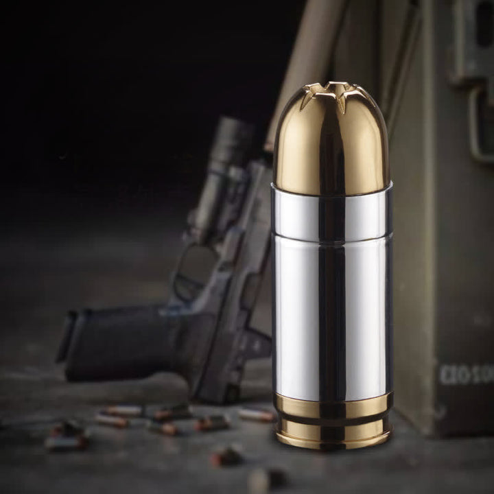 Novelty Bullet Shaped Bottle Opener Refillable Butane Lighter