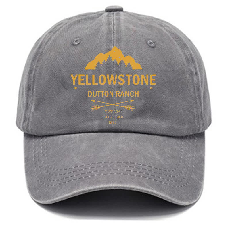 Dutton Ranch Yellowstone Washed Cotton Baseball Cap