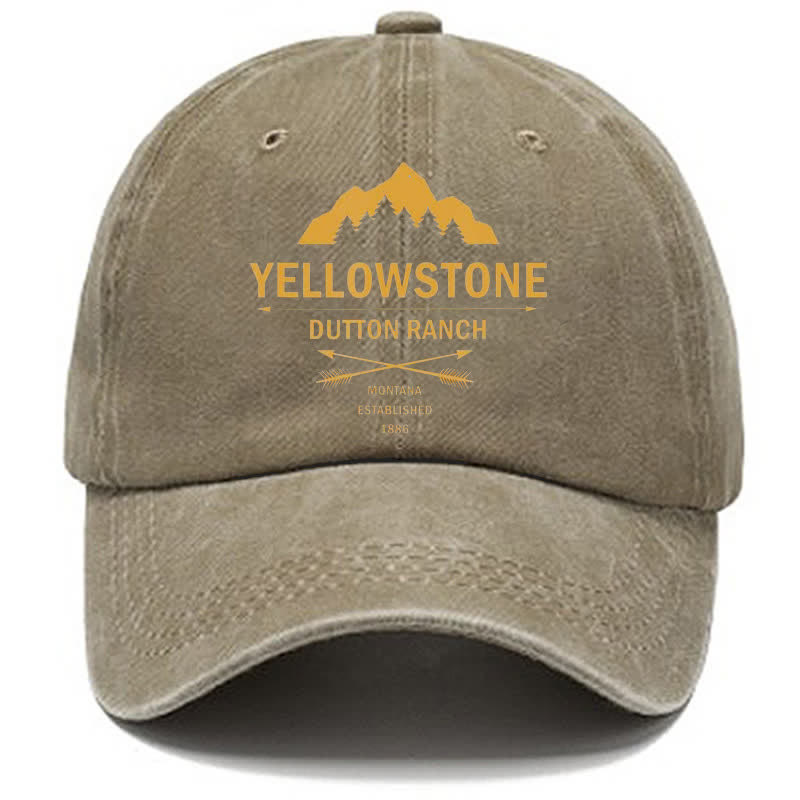 Dutton Ranch Yellowstone Washed Cotton Baseball Cap