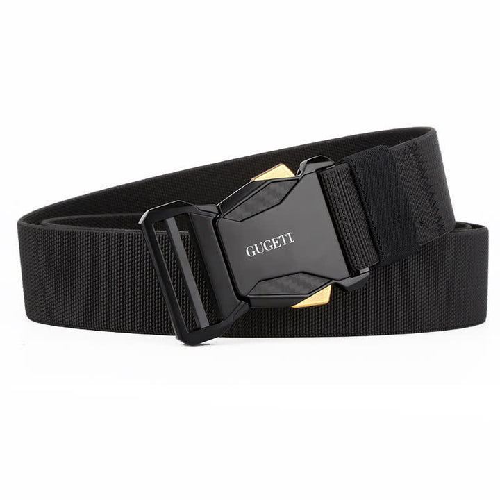 Men's Simple Sport Black Quick Release Nylon Tactical Belt