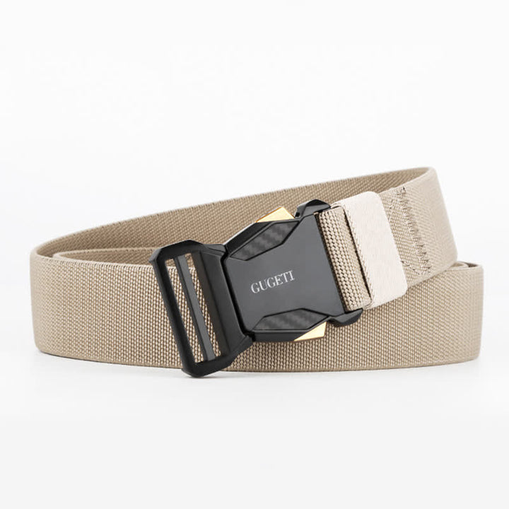 Men's Simple Sport Black Quick Release Nylon Tactical Belt