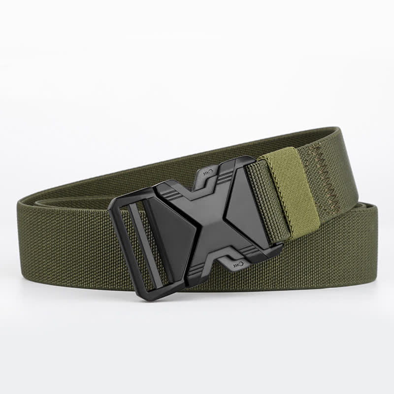 Men's Thick Nylon Tactical Quick Release Buckle Belt