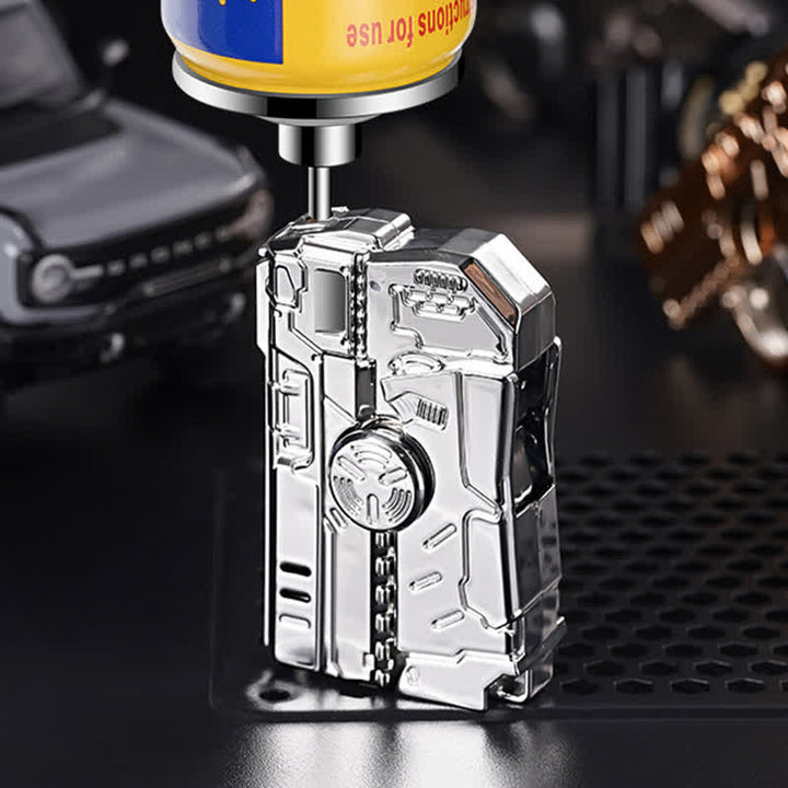 Cool Folding Pistol-Shaped Refillable Butane Lighter