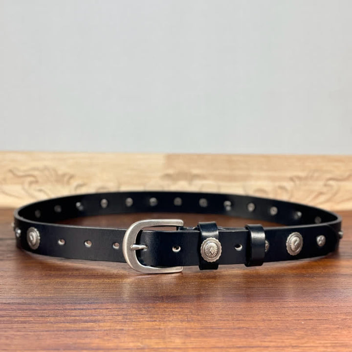 Punk Rock Heavy Metal Rvet Studded Leather Belt