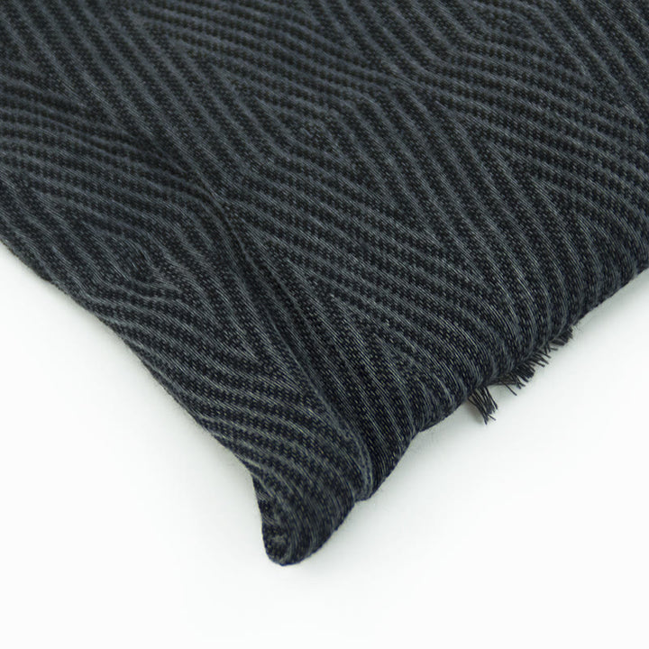 Plain Color Herringbone Pleats Light Thin Scarf